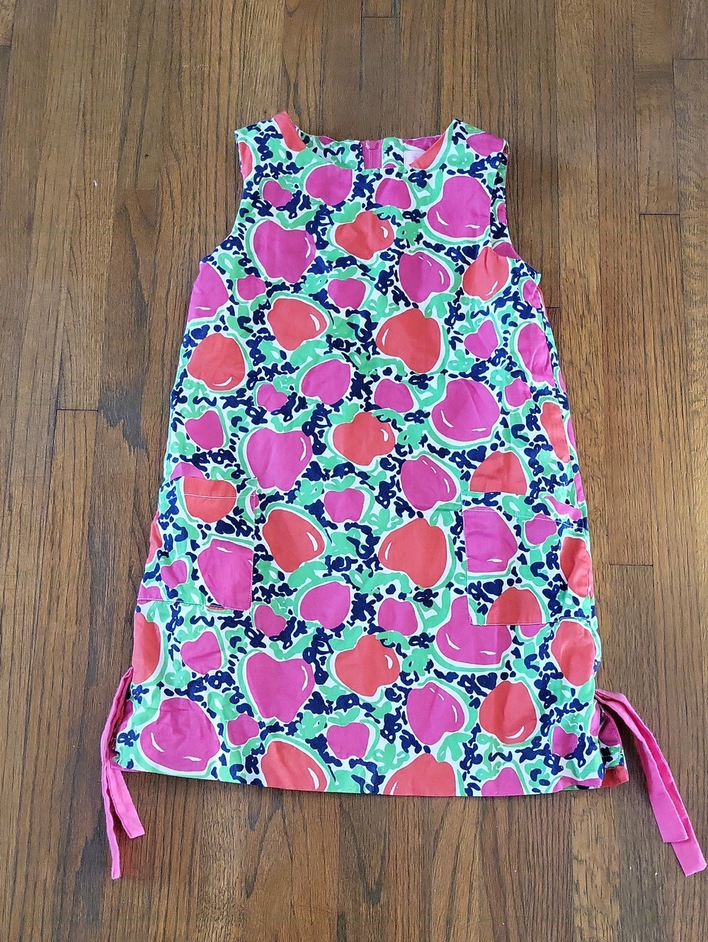 Lilly Pulitzer Pink, Coral & Green Fruit-Print Dress